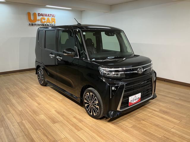 タントカスタムＲＳ　サポカーＳワイド適合　認定中古車届出済未使用車・ターボエンジン・純正メモリーナビ・ナビ連動前後ドライブレコーダー・バックカメラ・両側電動スライドドア・電動パーキングブレーキ・衝突回避支援ブレーキ・前後コーナーセンサー・シートヒーター（大阪府）の中古車