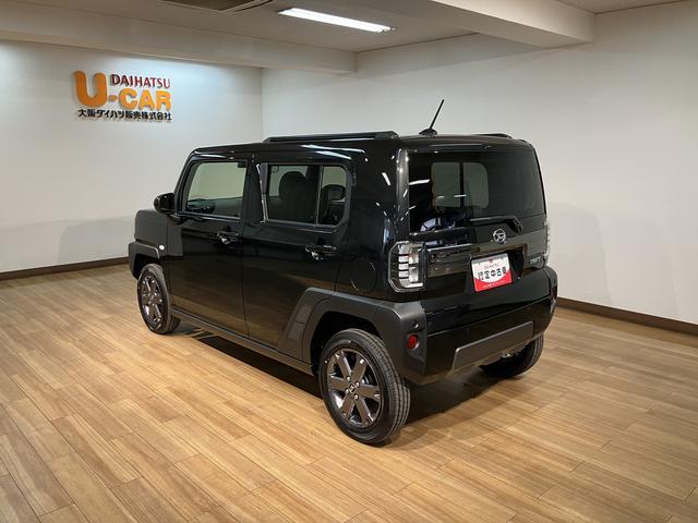 タフトＧターボ　ダーククロムベンチャー／届出済未使用車／クルコン／届出済未使用車／走行１３キロ／新車保証継承／クルコン／バックカメラ／シートヒーター／ガラスルーフ／カーテンエアバッグ／サイドエアバッグ／衝突軽減ブレーキ／運転席シートリフター／ＬＥＤヘッドライト／（大阪府）の中古車
