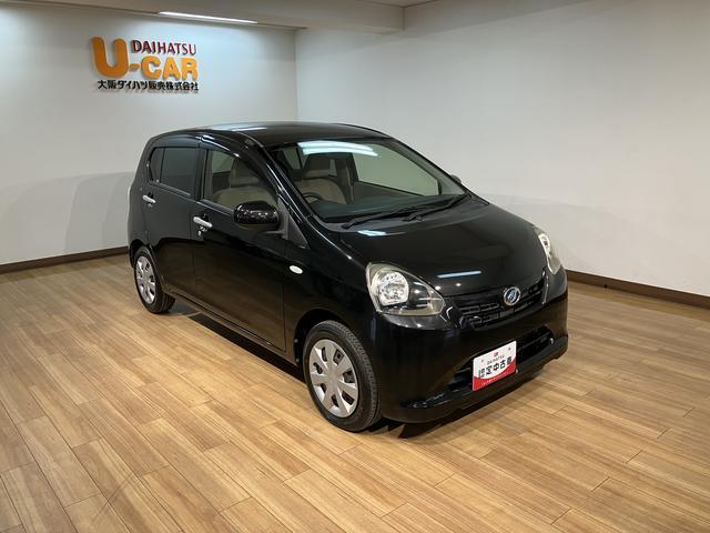 ミライースＸ　走行２．３万／車検整備付／ＣＤ／ＡＵＸ／キーレスエコアイドル　ハロゲンヘッドライト　ＡＵＸ入力端子付ＣＤステレオ　キーレスエントリー　マニュアルエアコン　電動格納ミラー　ＥＴＣ　盗難防止セキュリティアラーム　フロアマット（大阪府）の中古車