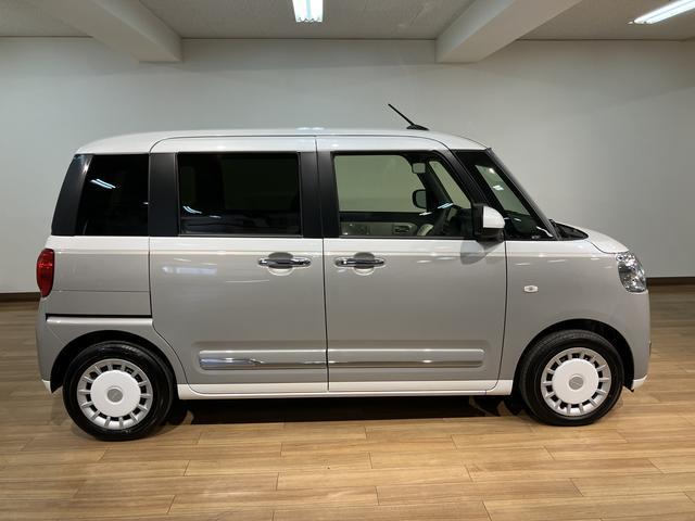 ムーヴキャンバスストライプスＧ／ナビ／Ｂカメラ／前後ドラレコ／両側電スラ／走行１６キロ／ナビ／ＢＬＵＥＴＯＯＴＨ／ＵＳＢ／バックカメラ／前後ドラレコ／前席シートヒーター／両側電動スライドドア／スマートキー／電動パーキングブレーキ／ＬＥＤヘッドライト／ステアリングスイッチ／（大阪府）の中古車