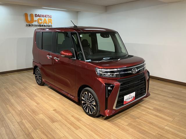 タントカスタムＲＳ　Ｒ７年式／法規対応済／バックカメラ対応ターボ　スマートアシスト　バックカメラ　両側リヤパワースライドドア　プッシュボタンエンジンスタート　シートヒーター　ＬＥＤヘッドライト　アルミホイール　オートエアコン　オートライト　ＡＢＳ（大阪府）の中古車