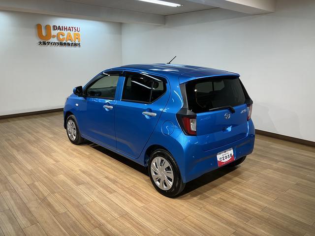 ミライースX SAIII サポカーSワイド適合 届出済未使用車スマートアシストIII キーレスリモコン アイドリングストップ  LEDヘッドライト コーナーセンサー マニュアルエアコン オートライト オートハイビーム 純正CDチューナー フロアマット(大阪府)の中古車