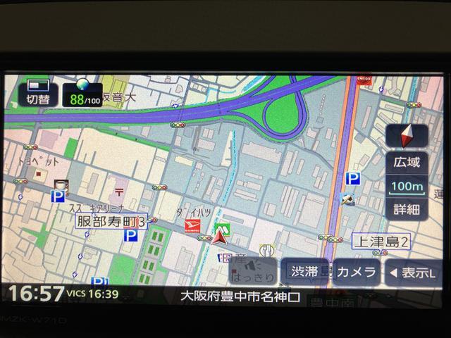 ムーヴキャンバスＧメイクアップリミテッド　ＳＡIII　ナビ／パノラマカメラスマートアシストＩＩＩ　ＬＥＤヘッドライト／フォグ　ナビ　パノラマカメラ　ＦＲドラレコ　ＥＴＣ　オートエアコン　キーフリー　両側電動スライドドア　置き楽ボックス　電動格納ミラー　セキュリティアラーム（大阪府）の中古車