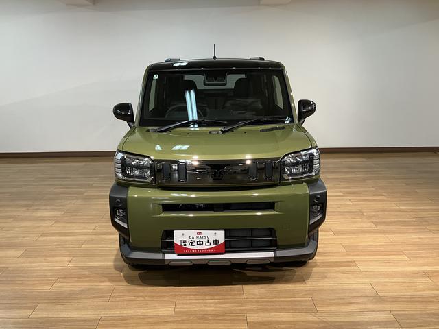 タフトGターボダーククロムベンチャー R7年式届出済未使用車スカイフィールトップ アダプティブクルーズコントロール LEDヘッドライト シートヒーター プッシュボタンスタート キーフリー 電動パーキングブレーキ バックカメラ 15インチアルミホイール(大阪府)の中古車