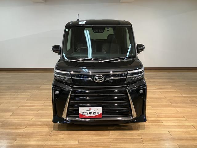 タントカスタムＲＳ／届出済未使用車／２５年モデルナビ／前後ドラレコ届出済未使用車／ターボ車／２５年モデルナビ／前後ドラレコ／バックカメラ／前席シートヒーター／電動パーキングブレーキ／両側パワースライドドア／ＬＥＤヘッドライト・フォグランプ／オートエアコン／キーフリー（大阪府）の中古車