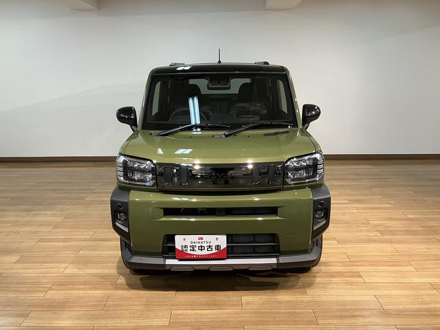 タフトＧターボ　ダーククロムベンチャー　登録済未使用車／ＡＣＣスカイフィールトップ　アダプティブクルーズコントロール　ＬＥＤヘッド／フォグ　運／助シートヒーター　プッシュボタンスタート　キーフリー　電動パーキングブレーキ　バックカメラ　１５インチアルミホイール（大阪府）の中古車
