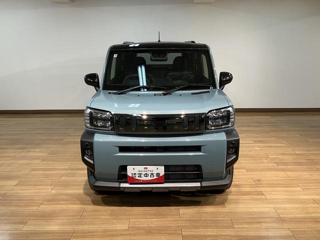 タフトＧターボ　ダーククロムベンチャー　登録済未使用車／ＡＣＣスカイフィールトップ　アダプティブクルーズコントロール　ＬＥＤヘッド／フォグ　運／助シートヒーター　プッシュボタンスタート　キーフリー　電動パーキングブレーキ　バックカメラ　１５インチアルミホイール（大阪府）の中古車