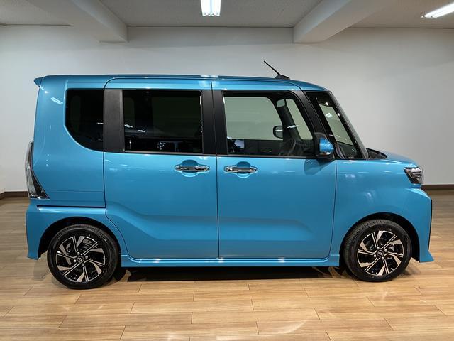 タントカスタムＸ　新車保証継承／衝突支援ブレーキ／残クレ対応車新車保証継承　届出済未使用車　両側電動スライドドア　バックカメラ　電動パーキングブレーキ　衝突支援ブレーキ　誤発信抑制制御機能　ＬＥＤヘッドランプ　前席シートヒーター　オートエアコン　キーフリー（大阪府）の中古車