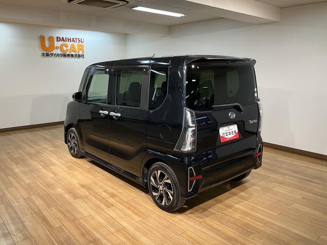 タントカスタムＸセレクション１年間距離無制限保証／９インチナビ／ナビ連動前後ドラレコ／バックカメラ／ＥＴＣ車載器／両側電動スライドドア／前席シートヒーターコーナーセンサー／衝突軽減ブレーキ／ＬＥＤヘッドライト／（大阪府）の中古車