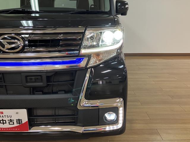 タントカスタムＲＳ　トップエディションＳＡII　ナビ／バックカメラスマートアシストＩＩ　ＬＥＤヘッドライト／フォグ　ナビ　バックカメラ　ＦＲドラレコ　ＥＴＣ　両側電動スライドドア　キーフリー　オートエアコン　電動格納ミラー　ＴＶコントロールキット（大阪府）の中古車
