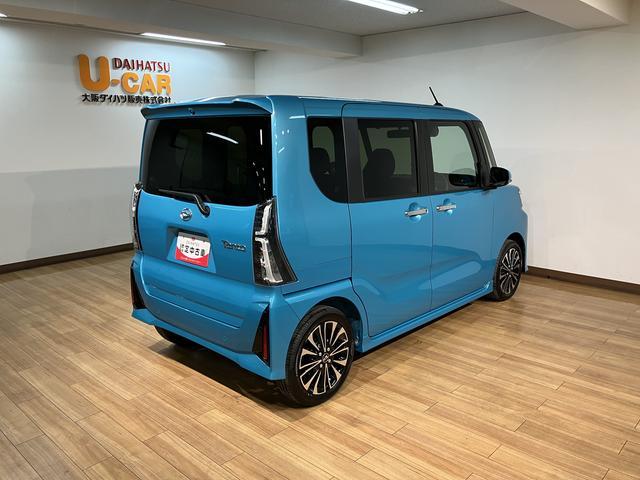 タントカスタムＲＳ　Ｒ７年式／バックカメラ対応／両側ＰＳＤターボ　スマートアシスト　バックカメラ　両側リヤパワースライドドア　プッシュボタンエンジンスタート　シートヒーター　ＬＥＤヘッドライト　アルミホイール　オートエアコン　オートライト　ＡＢＳ（大阪府）の中古車