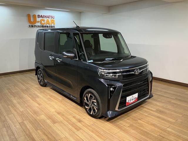 タントカスタムＸ　Ｒ７年式／バックカメラ対応／両側電動スライドスマートアシスト　バックカメラ　両側リヤパワースライドドア　プッシュボタンエンジンスタート　シートヒーター　ＬＥＤヘッドライト　アルミホイール　オートエアコン　オートライト　ＡＢＳ（大阪府）の中古車