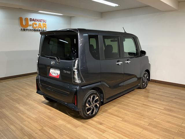 タントカスタムＸ　Ｒ７年式／バックカメラ対応／両側電動スライドスマートアシスト　バックカメラ　両側リヤパワースライドドア　プッシュボタンエンジンスタート　シートヒーター　ＬＥＤヘッドライト　アルミホイール　オートエアコン　オートライト　ＡＢＳ（大阪府）の中古車