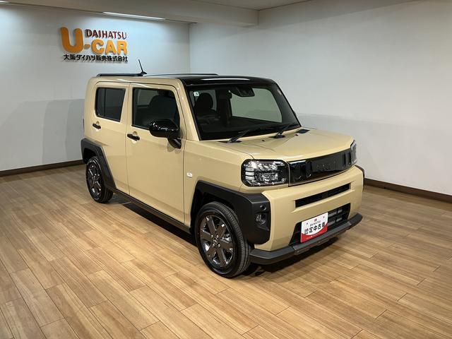 タフトＧターボ　ダーククロムベンチャー　バックカメラ対応／ＡＣＣスカイフィールトップ　アダプティブクルーズコントロール　ＬＥＤヘッド／フォグ　運／助シートヒーター　プッシュボタンスタート　キーフリー　電動パーキングブレーキ　バックカメラ　１５インチアルミホイール（大阪府）の中古車