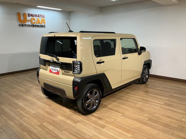 タフトＧターボ　ダーククロムベンチャー　バックカメラ対応／ＡＣＣスカイフィールトップ　アダプティブクルーズコントロール　ＬＥＤヘッド／フォグ　運／助シートヒーター　プッシュボタンスタート　キーフリー　電動パーキングブレーキ　バックカメラ　１５インチアルミホイール（大阪府）の中古車