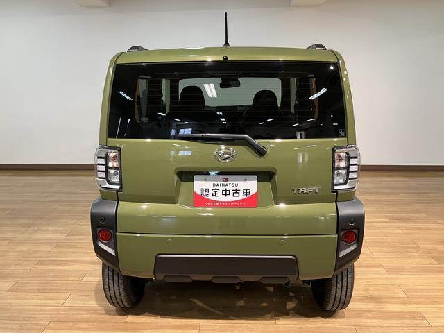 タフトＧターボ／届出済未使用車／ガラスルーフ／衝突軽減ブレーキ／新車保証継承／衝突軽減ブレーキ／届出済み未使用車／ターボ／ガラスルーフ／電動パーキングブレーキ／シートヒーター／スマートキー／オートエアコン／ＬＥＤヘッドライト・フォグ／１５インチアルミホイール／（大阪府）の中古車