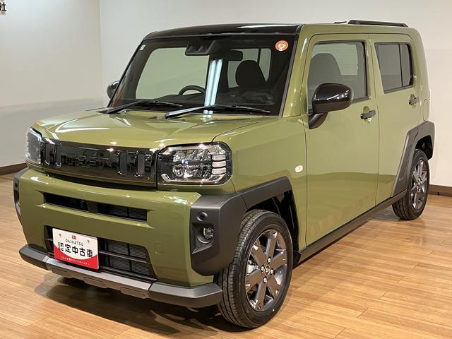 タフトGターボ ダーククロムベンチャー R7年式/バックカメラ対応スカイフィールトップ アダプティブクルーズコントロール LEDヘッド/フォグ 運/助シートヒーター プッシュボタンスタート キーフリー 電動パーキングブレーキ バックカメラ 15インチアルミホイール(大阪府)の中古車