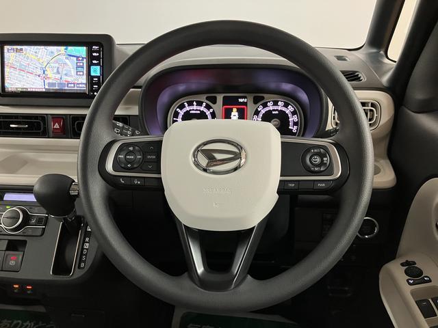 ムーヴキャンバスストライプスＧターボ　サポカーＳワイド適合　認定中古車届出済未使用車・ターボエンジン・純正メモリーナビ・バックカメラ・ナビ連動前後ドライブレコーダー・全車速追従機能クルーズコントロールＡＣＣ・両側電動スライドドア・電動パーキングブレーキ・スマートアシスト（大阪府）の中古車