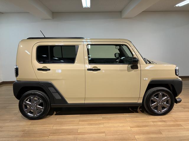 タフトＧターボ　ダーククロムベンチャー　２５年ナビ／ＦＲドラレコスカイフィールトップ　アダプティブクルーズコントロール　ＬＥＤヘッド／フォグ　運／助シートヒーター　プッシュボタンスタート　キーフリー　電動パーキングブレーキ　バックカメラ　１５インチアルミホイール（大阪府）の中古車