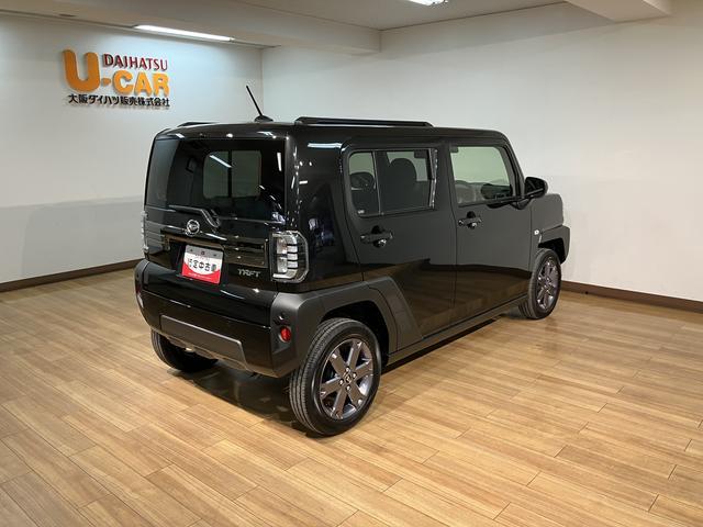 タフトＧターボ　ダーククロムベンチャー　２５年ナビ／ＦＲドラレコスカイフィールトップ　アダプティブクルーズコントロール　ＬＥＤヘッド／フォグ　運／助シートヒーター　プッシュボタンスタート　キーフリー　電動パーキングブレーキ　バックカメラ　１５インチアルミホイール（大阪府）の中古車