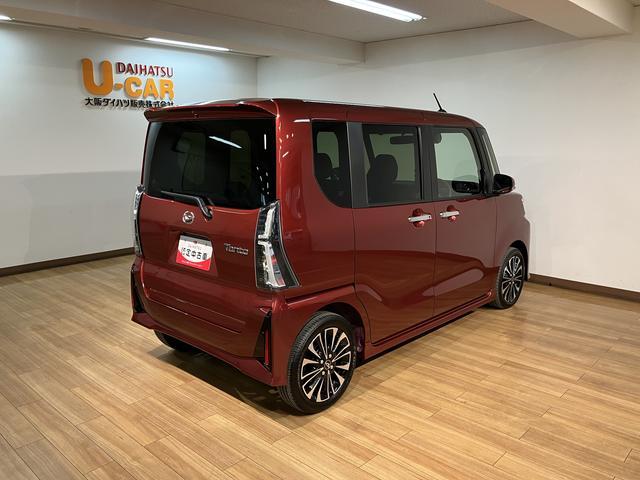 タントカスタムＲＳ　Ｒ７年式／バックカメラ対応／両側ＰＳＤ／ターボターボ　スマートアシスト　バックカメラ　両側リヤパワースライドドア　プッシュボタンエンジンスタート　シートヒーター　ＬＥＤヘッドライト　アルミホイール　オートエアコン　オートライト　ＡＢＳ（大阪府）の中古車