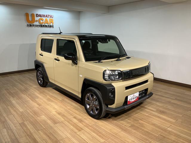 タフトGターボ ダーククロムベンチャー 25年ナビ/FRドラレコスカイフィールトップ アダプティブクルーズコントロール LEDヘッド/フォグ 運/助シートヒーター プッシュボタンスタート キーフリー 電動パーキングブレーキ バックカメラ 15インチアルミホイール(大阪府)の中古車