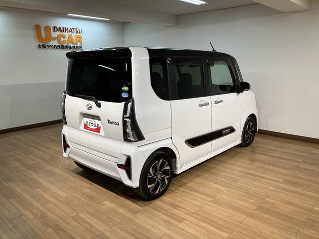 タントカスタムＸスタイルセレクションスマートアシスト　ＬＥＤヘッドライト／フォグ　ナビ　バックカメラ　ＦＲドラレコ　両側電動スライドドア　ＥＴＣ　キーフリー　オートエアコン　運転席ロングシートスライド　盗難防止セキュリティアラーム（大阪府）の中古車