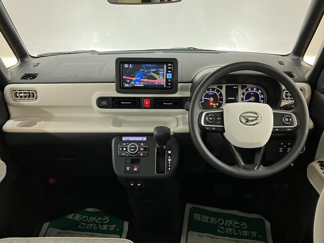 ムーヴキャンバスストライプスGターボ 25年ナビ/FRドラレコ/バックカメラサポカーSワイド適合 アダプティブクルーズコントロール バックカメラ対応 USB接続端子 電動パーキングブレーキ シートヒーター 両側オートスライドドア Pスタート ホッとカップホルダー キーフリー(大阪府)の中古車