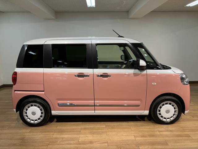 ムーヴキャンバスストライプスG 25年ナビ/FRドラレコ/バックカメラサポカーSワイド適合 バックカメラ USB接続端子 電動パーキングブレーキ シートヒーター 両側オートスライドドア Pスタート ホッとカップホルダー キーフリー(大阪府)の中古車