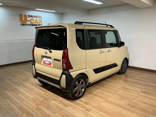 タントファンクロスターボ　２５年ナビ／ＦＲドラレコ／バックカメラターボ　スマートアシスト　バックカメラ　両側リヤパワースライドドア　プッシュボタンエンジンスタート　シートヒーター　ＬＥＤヘッドライト　アルミホイール　オートエアコン　オートライト　ＡＢＳ（大阪府）の中古車