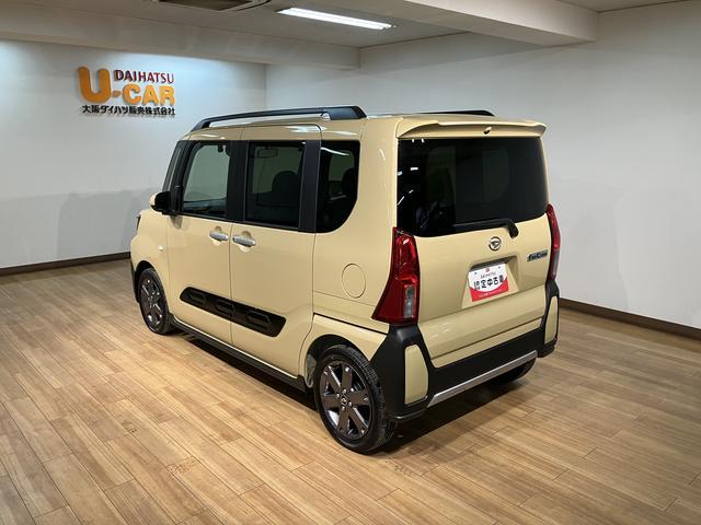 タントファンクロスターボ　２５年ナビ／ＦＲドラレコ／バックカメラターボ　スマートアシスト　バックカメラ　両側リヤパワースライドドア　プッシュボタンエンジンスタート　シートヒーター　ＬＥＤヘッドライト　アルミホイール　オートエアコン　オートライト　ＡＢＳ（大阪府）の中古車