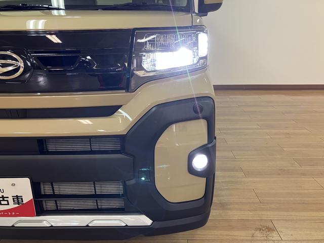 タントファンクロスターボ　２５年ナビ／ＦＲドラレコ／バックカメラターボ　スマートアシスト　バックカメラ　両側リヤパワースライドドア　プッシュボタンエンジンスタート　シートヒーター　ＬＥＤヘッドライト　アルミホイール　オートエアコン　オートライト　ＡＢＳ（大阪府）の中古車