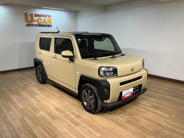 タフトGターボ 25年ナビ/FRドラレコバックカメラ/ACCスカイフィールトップ アダプティブクルーズコントロール LEDヘッド/フォグ 運/助シートヒーター プッシュボタンスタート キーフリー 電動パーキングブレーキ バックカメラ 15インチアルミホイール(大阪府)の中古車