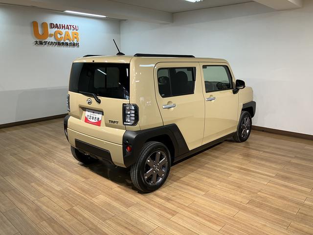 タフトGターボ 25年ナビ/FRドラレコバックカメラ/ACCスカイフィールトップ アダプティブクルーズコントロール LEDヘッド/フォグ 運/助シートヒーター プッシュボタンスタート キーフリー 電動パーキングブレーキ バックカメラ 15インチアルミホイール(大阪府)の中古車