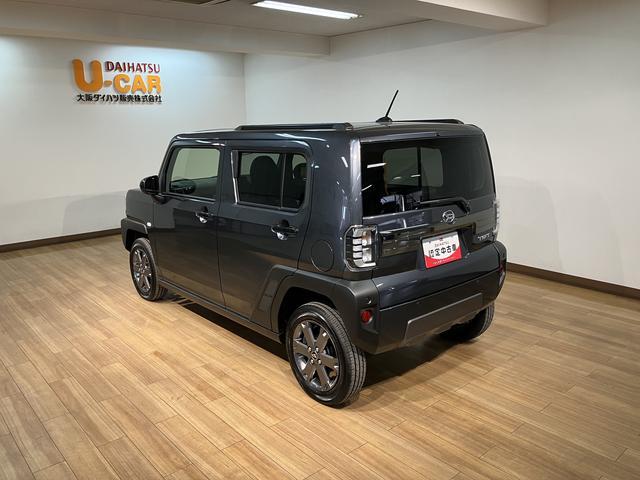 タフトGターボ ダーククロムベンチャー 25年ナビ/FRドラレコスカイフィールトップ アダプティブクルーズコントロール LEDヘッド/フォグ 運/助シートヒーター プッシュボタンスタート キーフリー 電動パーキングブレーキ バックカメラ 15インチアルミホイール(大阪府)の中古車