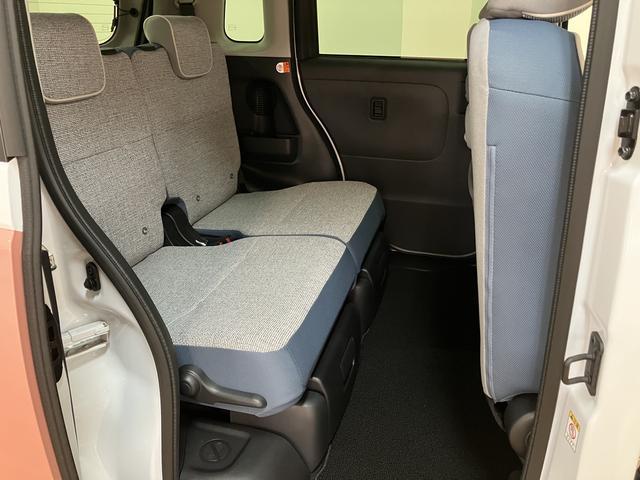 ムーヴキャンバスストライプスＧ　２５年ナビ／ＦＲドラレコ／バックカメラサポカーＳワイド適合　バックカメラ対応　ＵＳＢ接続端子　電動パーキングブレーキ　シートヒーター　両側オートスライドドア　Ｐスタート　ホッとカップホルダー　キーフリー（大阪府）の中古車