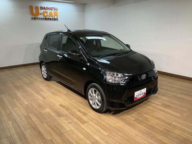 ミライースG SAIII R7年式/法規対応済/走行24km/キーフリスマートアシストIII LEDヘッドライト オーディオレス オートエアコン キーフリー 電動格納ミラー 盗難防止セキュリティアラーム コーナーセンサー 前席シートヒーター(大阪府)の中古車