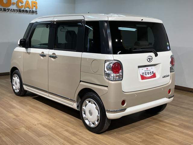 ムーヴキャンバスＧメイクアップリミテッド　ＳＡIII　サポカーＳワイド適合Ｒ２年式・走行１．１万ｋｍ・純正メモリーナビ・全方位カメラ・ナビ連動前後ドライブレコーダー・ＥＴＣ車載器・両側電動スライドドア・ＬＥＤライト・衝突回避軽減ブレーキ・誤発進抑制機能・ツートンカラー（大阪府）の中古車