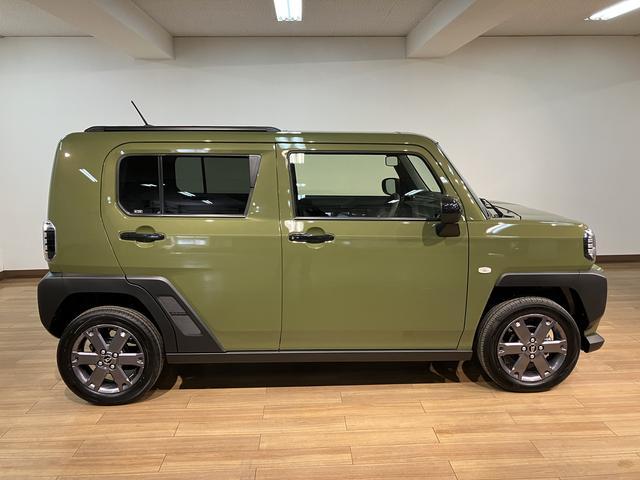 タフトGターボ ダーククロムベンチャー R7年式/バックカメラ対応スカイフィールトップ アダプティブクルーズコントロール LEDヘッド/フォグ 運/助シートヒーター プッシュボタンスタート キーフリー 電動パーキングブレーキ バックカメラ 15インチアルミホイール(大阪府)の中古車