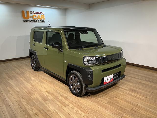 タフトGターボ ダーククロムベンチャー R7年式/バックカメラ対応スカイフィールトップ アダプティブクルーズコントロール LEDヘッド/フォグ 運/助シートヒーター プッシュボタンスタート キーフリー 電動パーキングブレーキ バックカメラ 15インチアルミホイール(大阪府)の中古車