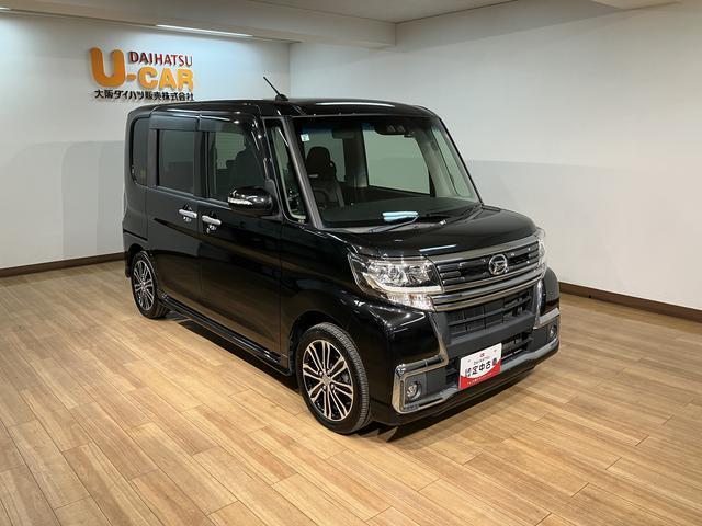 タントカスタムＲＳ　トップエディションＳＡIII　ナビ／Ｂカメラ１年間走行距離無制限保証／衝突軽減ブレーキ／ターボエンジン／ナビ／ドラレコ／ＥＴＣ／バックカメラ／両側電動スライドドア／スマートキー／ＬＥＤヘッドライト・フォグ／Ｂｌｕｅｔｏｏｔｈ／フルセグＴＶ／（大阪府）の中古車