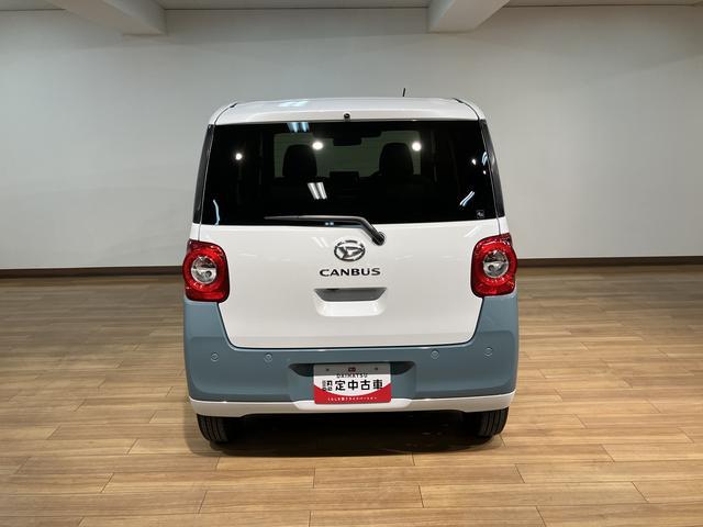 ムーヴキャンバスストライプスＧターボ　２５年ナビ／ＦＲドラレコ／バックカメラサポカーＳワイド適合　バックカメラ対応　ＵＳＢ接続端子　電動パーキングブレーキ　シートヒーター　両側オートスライドドア　Ｐスタート　ホッとカップホルダー　キーフリー（大阪府）の中古車