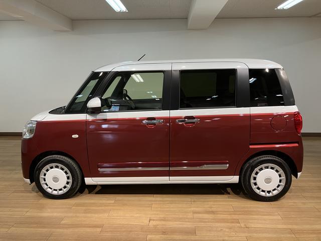 ムーヴキャンバスストライプスGターボ 25年ナビ/FRドラレコ/バックカメラ25年モデルナビ/バックカメラ/ステアリングスイッチ/前後ドラレコ/クルーズコントロール/前席シートヒーター/電動パーキングブレーキ/両側パワースライドドア/LEDヘッドライト・フォグランプ(大阪府)の中古車