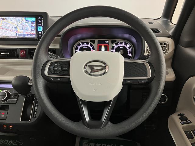 ムーヴキャンバスストライプスＧ　２５年ナビ／ＦＲドラレコ／バックカメラサポカーＳワイド適合　バックカメラ対応　ＵＳＢ接続端子　電動パーキングブレーキ　シートヒーター　両側オートスライドドア　Ｐスタート　ホッとカップホルダー　キーフリー（大阪府）の中古車