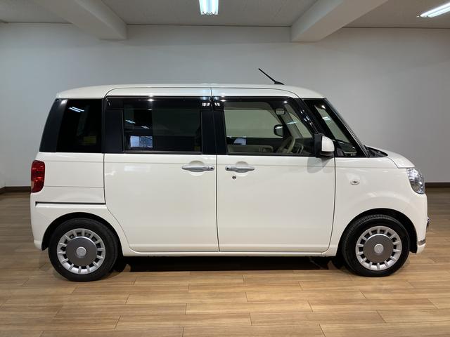 ムーヴキャンバスＸリミテッド　ＳＡII　ＡＵＸ入力端子付ＣＤ／両側ＰＳＤ※修復歴有　スマートアシストＩＩ　ハロゲンヘッド／フォグ　ＡＵＸ入力端子付ＣＤチューナー　両側電動スライドドア　キーフリー　オートエアコン　電動格納ミラー　盗難防止セキュリティアラーム　置き楽ボックス（大阪府）の中古車