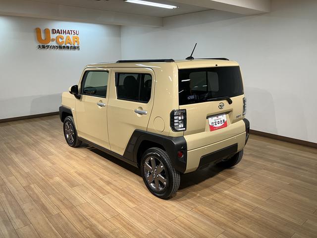 タフトＧターボ　Ｒ７年式／バックカメラ対応／ＡＣＣ／ガラスルーフスカイフィールトップ　アダプティブクルーズコントロール　ＬＥＤヘッド／フォグ　運／助シートヒーター　プッシュボタンスタート　キーフリー　電動パーキングブレーキ　バックカメラ　１５インチアルミホイール（大阪府）の中古車