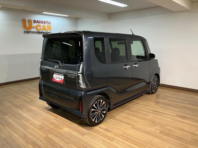 タントカスタムRSリミテッド 専用プラン装着車/R7年式スマートクルーズパック ターボ スマートアシスト バックカメラ 両側電動スライドドア Pスタート シートヒーター LEDヘッドライト アルミホイール オートエアコン オートライト ABS(大阪府)の中古車