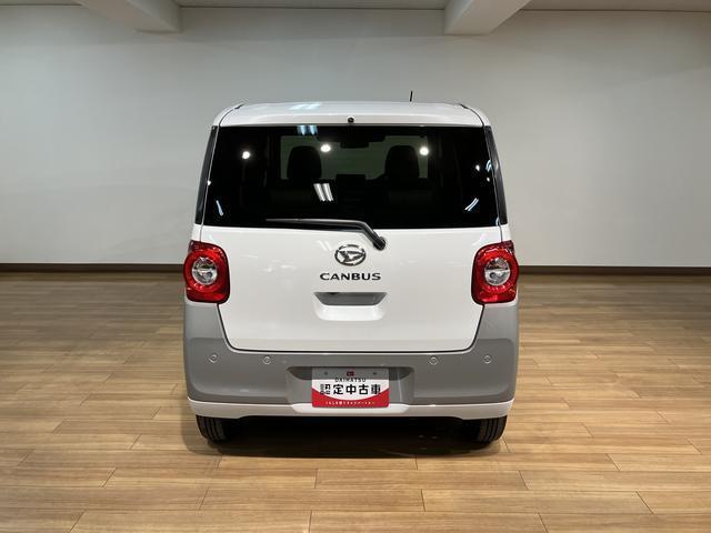 ムーヴキャンバスストライプスＧターボ　弊社元試乗車／ナビ／バックカメラサポカーＳワイド適合　ＵＳＢ接続端子　電動パーキングブレーキ　シートヒーター　両側オートスライドドア　Ｐスタート　全車速追従機能付ＡＣＣ　ホッとカップホルダー　キーフリー（大阪府）の中古車