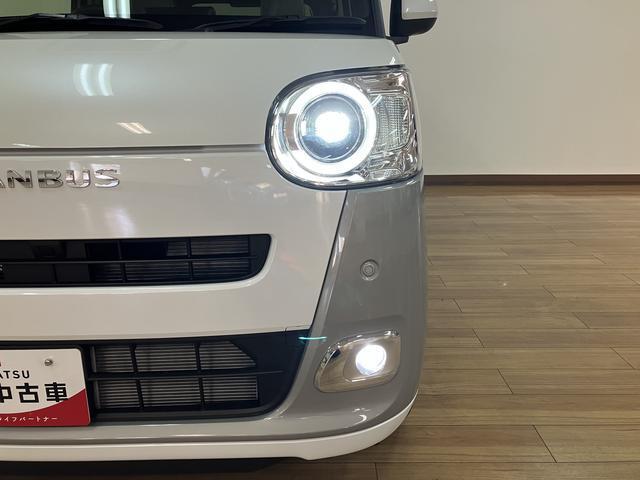 ムーヴキャンバスストライプスＧターボ　弊社元試乗車／ナビ／バックカメラサポカーＳワイド適合　ＵＳＢ接続端子　電動パーキングブレーキ　シートヒーター　両側オートスライドドア　Ｐスタート　全車速追従機能付ＡＣＣ　ホッとカップホルダー　キーフリー（大阪府）の中古車