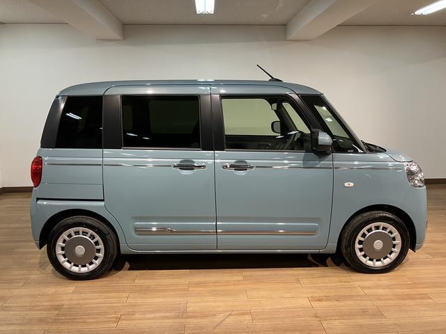 ムーヴキャンバスセオリーGターボ 弊社元試乗車/ナビ/バックカメラサポカーSワイド適合 USB接続端子 電動パーキングブレーキ シートヒーター 両側オートスライドドア Pスタート 全車速追従機能付ACC ホッとカップホルダー キーフリー(大阪府)の中古車